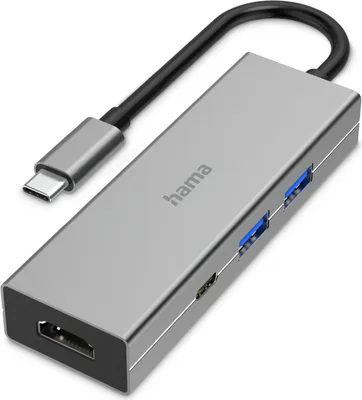 Produktbild von Hama USB-C-Hub Multiport, 4 Ports