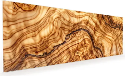 Produktbild von Küchenrückwand Spritzschutz Glas mit Motiv Holzmuster 40 x 40 cm