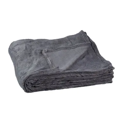 Produktbild von relaxdays 10020750_111 relaxdays Kuscheldecke grau 200,0 x 200,0 cm