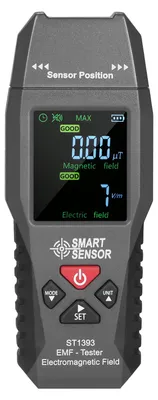 Immagine prodotto di SMART SENSOR ST1393 Misuratore di campi elettromagnetici Rilevatore di campi elettromagnetici Mini tester digitale portatile con display LCD