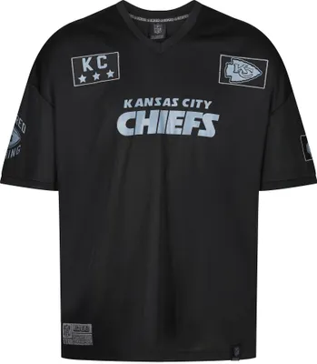 Produktbild von Recovered Trikot NFL Chiefs KC 60 Oversized für alle Fans der Kansas City Chiefs Black L
