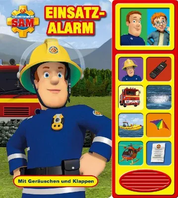 Produktbild von Feuerwehrmann Sam - Einsatzalarm,Klappen-Geräusche-Buch