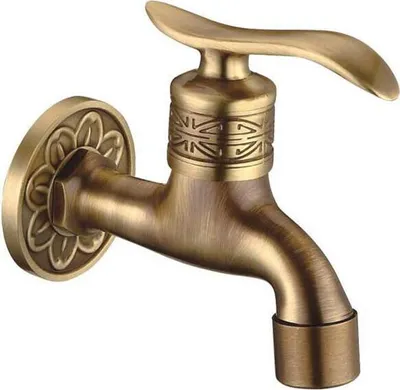 Obrázek produktu pro Nostalgická mosazná umyvadlová baterie pro koupelnu - starožitná jednopáková baterie umyvadlová vanové baterie normální pro kuchyň WC balkon, B