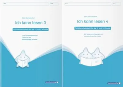 Produktbild von Ich kann lesen 3&4 - 2 Schülerarbeitshefte für die 2. und 3. Klasse