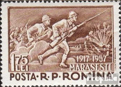 Produktbild von Briefmarken Rumänien 1957 Mi 1664 (kompl.Ausg.) postfrisch Schlacht von Marasesti