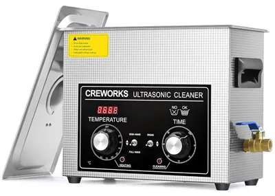 Zdjęcie produktu dla Urządzenie do ultradźwiękowego czyszczenia, ultradźwiękowa myjka ze stali nierdzewnej z funkcją podgrzewania i timerem, ultradźwiękowa myjka do protez zębowych, biżuterii, okularów, itp