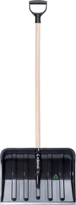 Produktbild von Schneeräumer 47cm Schneeschieber ECO Schwarz Schaufeln - Robuste Schaufel für Standardanwendungen mit Metallbeschlägen