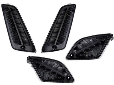 Produktbild von Blinker Set Moto Nostra vorne und hinten dynamisches LED Lauflicht smoked für Vespa GT, GTL, GTV, GTS 125-300
