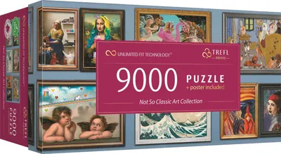 Zdjęcie produktu dla Puzzle 9000 elementów. Not So Classic Art Collection