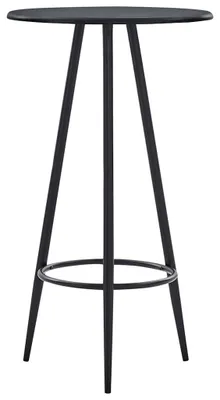 Produktbild von vidaXL 3-tlg. Bar-Set Stoff Schwarz