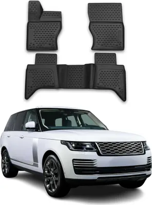 Produktbild von 2015-2021 Land Rover Range Rover 4 Fußmatten TPE Schwarz 4 tlg