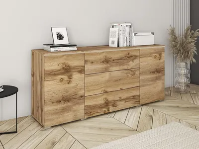 Image de Commode combinée AKASURI – chêne wotan