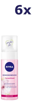 Produktbild von 6x Nivea reinigingsmousse droge/gevoelige huid 150M