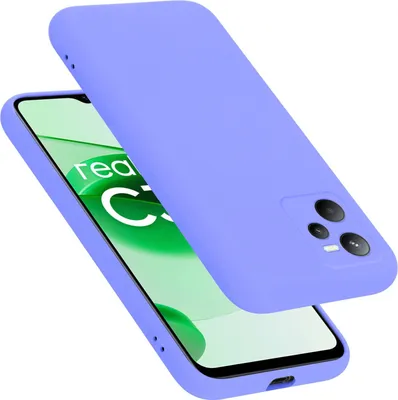 Produktbild von Cadorabo Schutzhülle für Realme C35 / Narzo 50A PRIME Hülle in Lila Handyhülle Case Cover TPU Etui