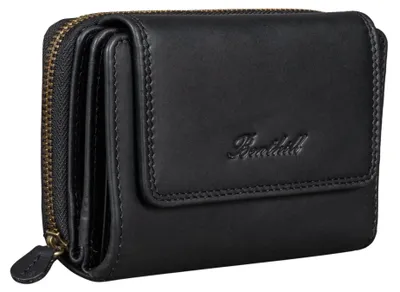Produktbild von Benthill Damen Geldbörse Leder - Echt-Leder Portemonnaie RFID - Geldbeutel mit Kartenfächern & Münzfach