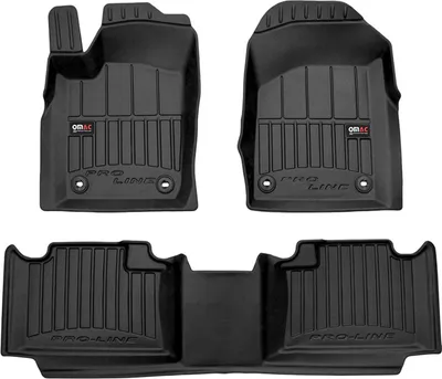 Zdjęcie produktu dla 2006-2017 Maty podłogowe Jeep Compass MK49 / Patriot TPE czarne 3 szt
