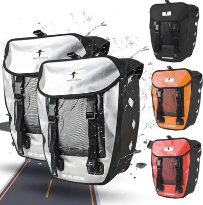 Produktbild von Famanu Fahrradtasche Doppeltasche - 18 Liter Wasserdicht mit Tragegriff