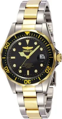 Obrázek produktu pro Invicta Pro Diver 8934 -  Náramkové Hondiky - Quartzové - Nerezová ocel s černým ciferníkem - 37mm