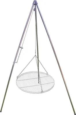 Produktbild von Zwenkgrill mit 70 cm großem Grillrost aus Edelstahl
