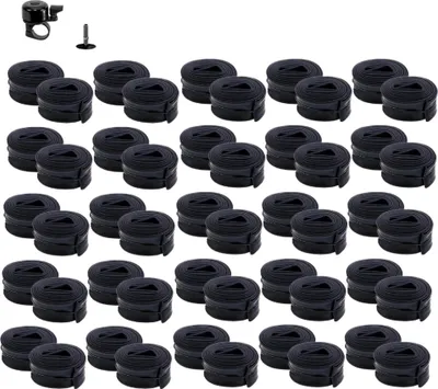 Immagine prodotto di 50 x camera d'aria per bicicletta Maxxi4you AV 26" pollici 32/47-559/597 (26 x 1 3/8  a 1,75)  incl. campanello per bicicletta maxxi4you