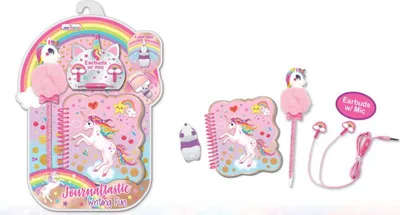 Produktbild von Sada sluchátek se špunty do uší kruhové pero Unicorn