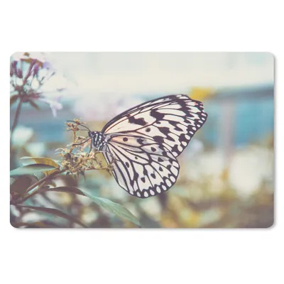 Produktbild von MuchoWow® Mauspad Mousepad Schmetterling - Blumen - Frühling 27x18 cm - Mousepads - Maus Mat - Pad - Mausunterlage - Büroartikel - Desk Matten