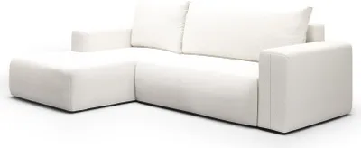 Produktbild von KEF Ecksofa Lessi – L-Form – 268x72x163 cm – Möbel für Wohnzimmer – Liegefläche 130x212 cm – Mit Schlaffunktion – Polstermöbel – Linksseitig Aragon 1