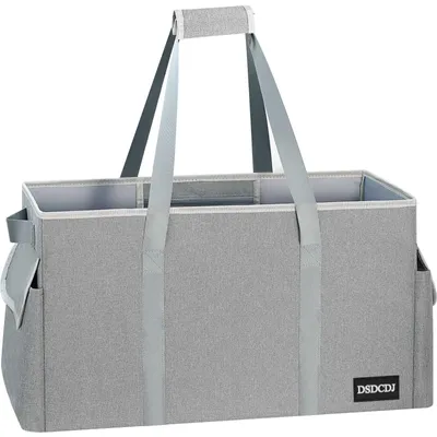 Imagen del producto de Cesta plegable para compras, 48 litros, cesta de transporte resistente