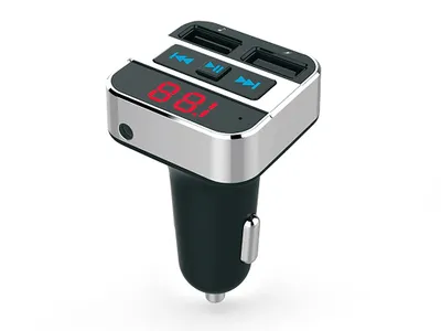 Image de Transmetteur FM Caliber avec connexion USB et fonction Carkit (PMT406)