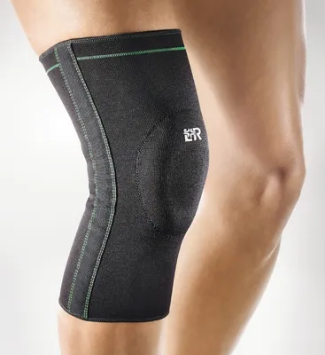 Produktbild von Kniebandage Cellacare Genu Classic schwarz-grün>>>>Gr. 4