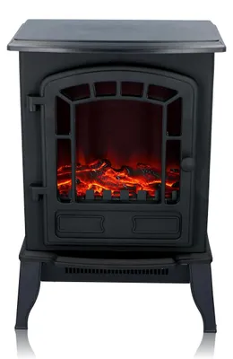 Image de Classic Fire Torino Cheminée électrique avec chauffage - Chauffage électrique 2000W - Poêle à bois