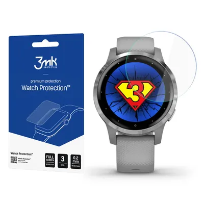 Produktbild von Schutzfolie 3mk Watch Protection für Garmin Vivoactive 4S, 3 Stück