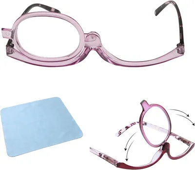 Produktbild von Makeup Lesebrille, vergrößernde Linsen, drehbares Design, für Präzisionsarbeit