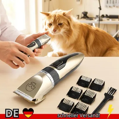 Produktbild von Tierhaarschneider Set Hunde Katzen Kaninchen