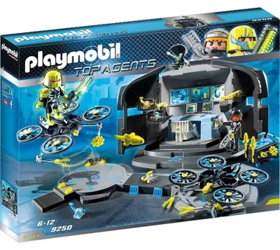 Image de PLAYMOBIL® Top Agents Dr. Drone's Command Center 9250