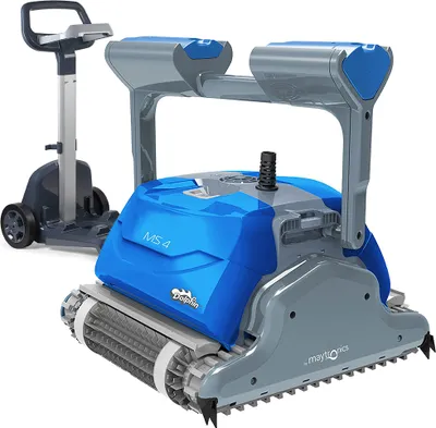 Immagine prodotto di Robot per piscina elettrico fondo, pareti e linea d'acqua con carrello Dolphin MS4
