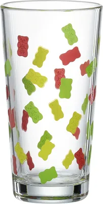 Image de Ritzenhoff und Breker Verre à boire Haribo Allover clair 8x8x15cm 1 pièce