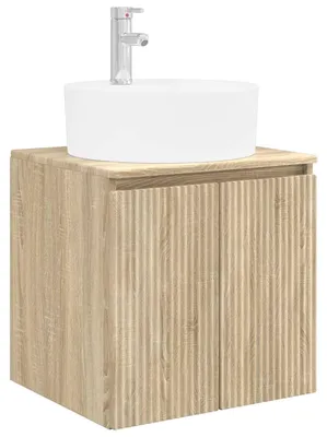 Obrázek produktu pro Nástěnný umyvadlový pult Dub sonoma 49,5 x 44,5 x 65 cm