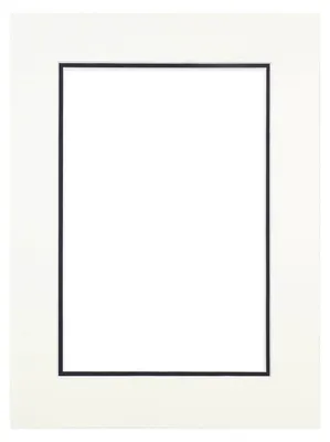 Image de CEANOTHE, cadre double avec passe-partout, noir, dimensions : 30x40 cm et 20x30 cm