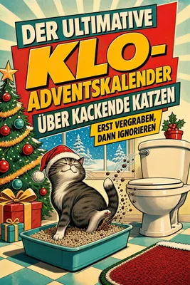 Produktbild von Der ultimative Klo-Adventskalender über kackende Katzen