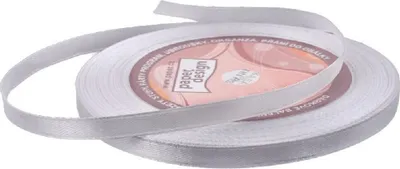 Zdjęcie produktu dla Wstążka satynowa 6 mm/32 m - jasnoszara