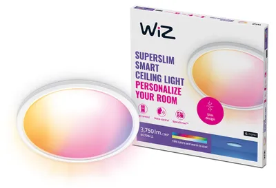 Image de WiZ SuperSlim Plafonnier Tunable White&Color 3800lm Blanc