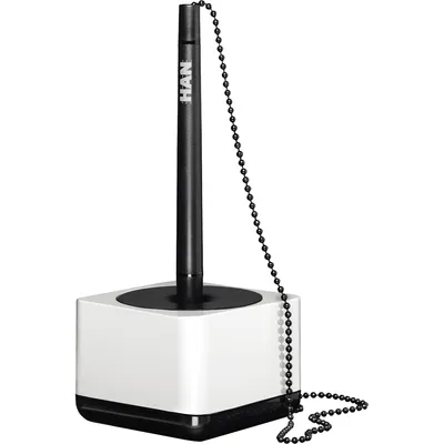 Produktbild von HAN Kugelschreiberständer i-Line 17651-32 Höhe 153mm Kugelkette ws