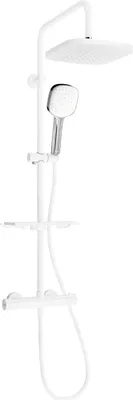 Immagine prodotto di Mexen KT33 set doccia esterno con soffione e miscelatore termostatico, bianco/cromato - 771503393-21