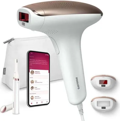 Produktbild von IPL Haarentferner, Philips Lumea Advanced BRI921/00, Körperaufsatz 4 cm², Präzisionsaufsatz 2 cm², Hauttypsensor, 5 Intensitäten, Inkl. Trimmer