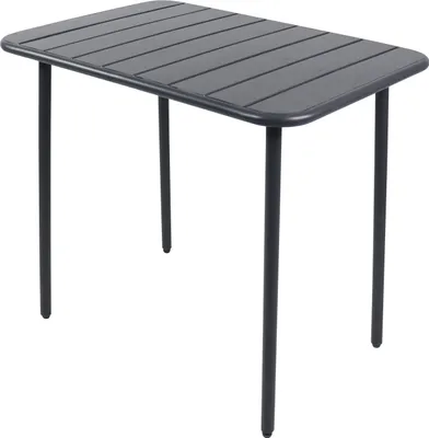 Immagine prodotto di Tavolo da giardino | Dimensioni ca. H. 72 x W. 80 x D. 55 cm | Tavolo da giardino con piastra in acciaio | Mobili da giardino – Sumila 80x55