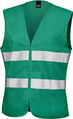 Image de Result Core R334F | Gilet de sécurité femme High Viz Tabard / légèrement ajusté - Couleur : Paramedic Green - Taille : S