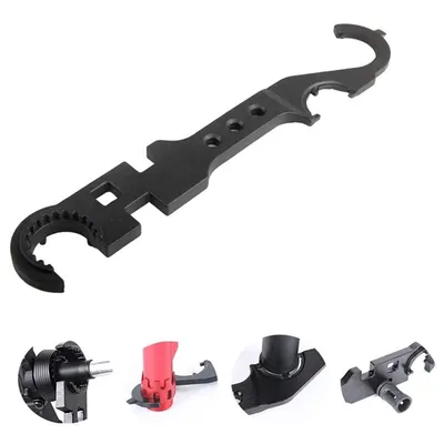 Produktbild von Demontagewerkzeug Ringmaulschlüssel, 31 cm Schlüssel, aus hochfestem Metall, Universal-Werkzeug für Heimwerker und Profis