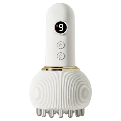 Produktbild von Lymphdrainage- & Anti-Cellulite-Massagegerät, Gua Sha, elektrisch, mit Mikrostrom, Licht, Wärme & Vibration