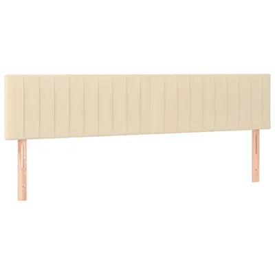 Immagine prodotto di vidaXL Testiere 2 pezzi Tessuto Crema 80x5x78/88 cm